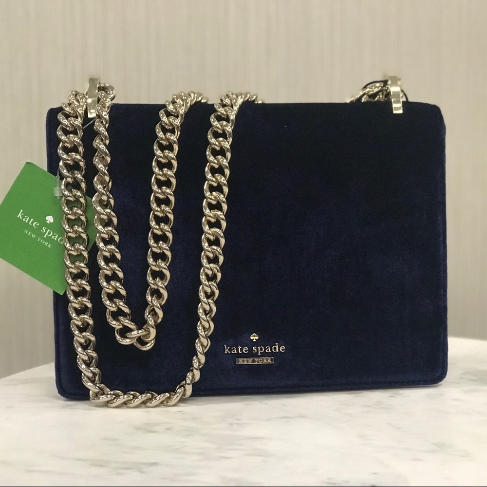 kate spade velvet crossbody ✨